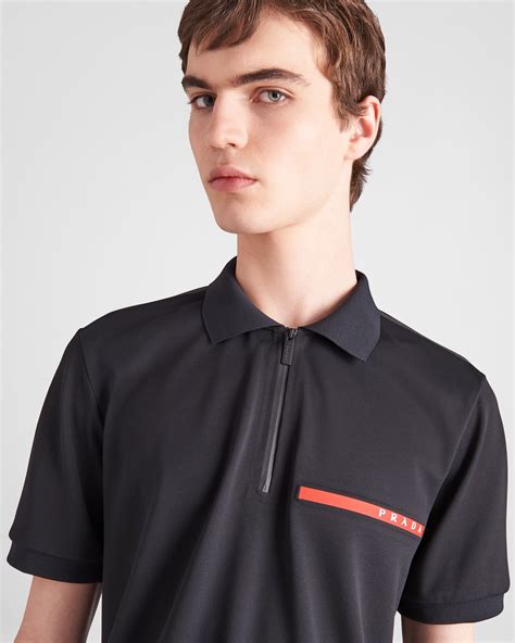 black prada polo shirt|prada polo shirt sale.